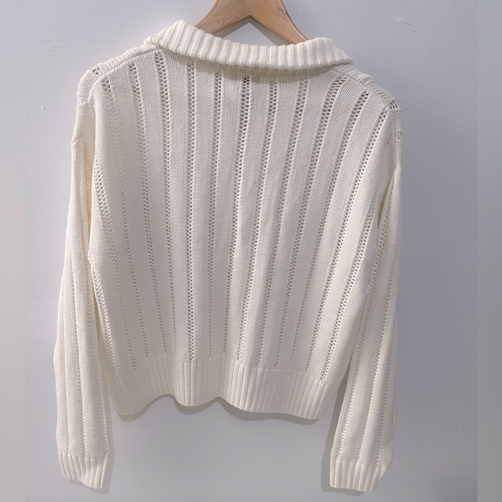 A New Day Women's Mock Turtleneck‎ Quarter Zip Pullover Sweater - Picture 5 of 6